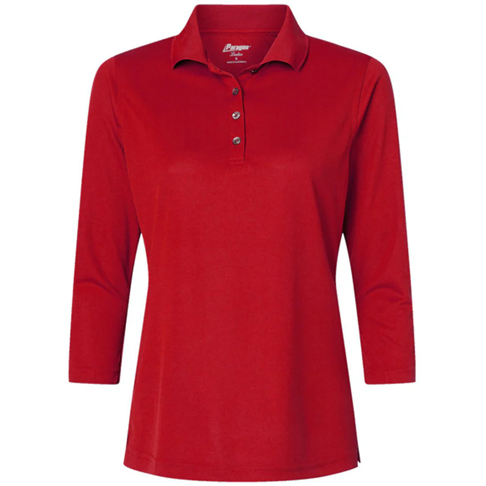 Paragon Women's Lady Palm Three-Quarter Sleeve Polo - Image 3