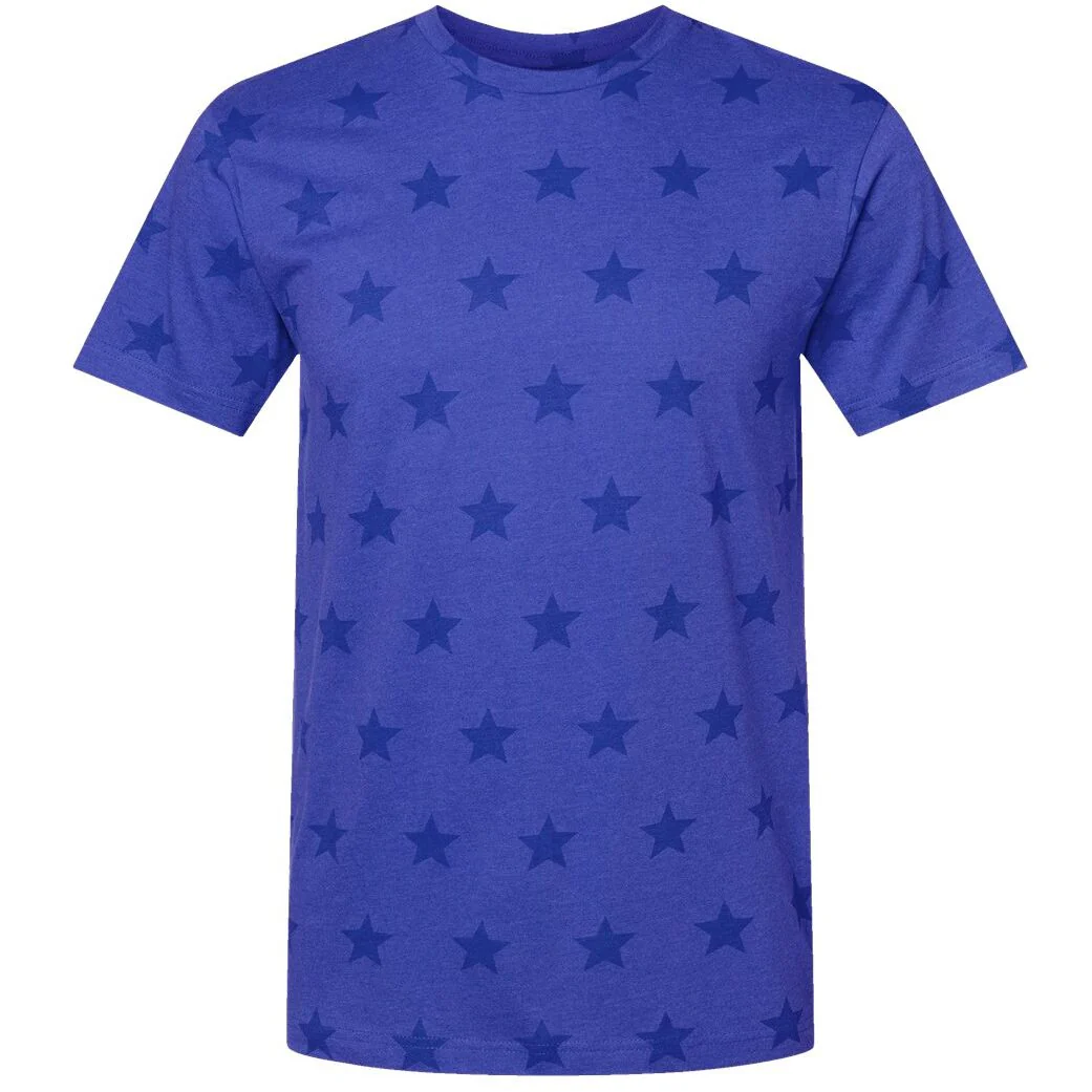 Men's Star Print Tee - Image 4