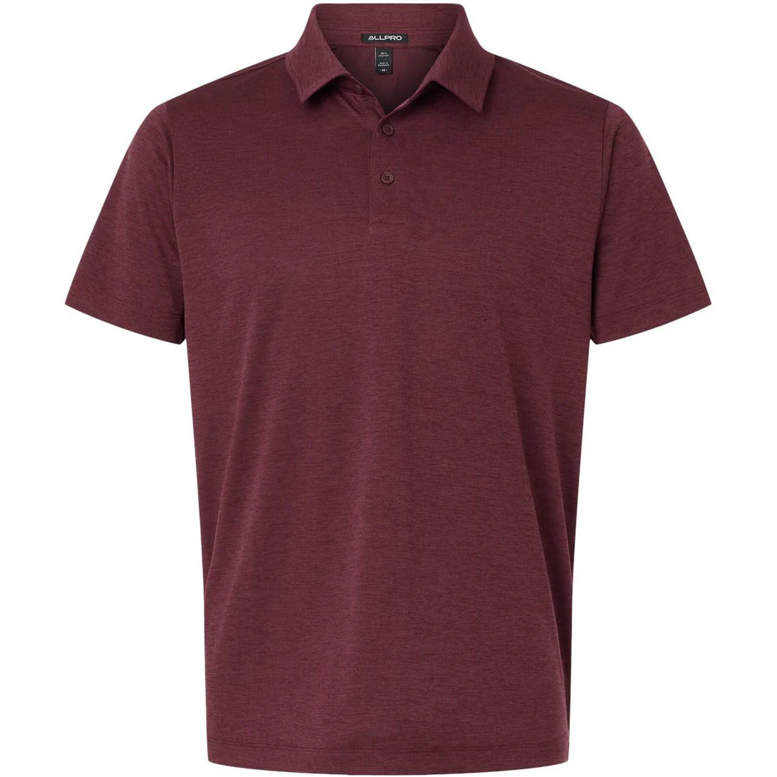 AllPro Men's Performance Mélange Polo - Image 3