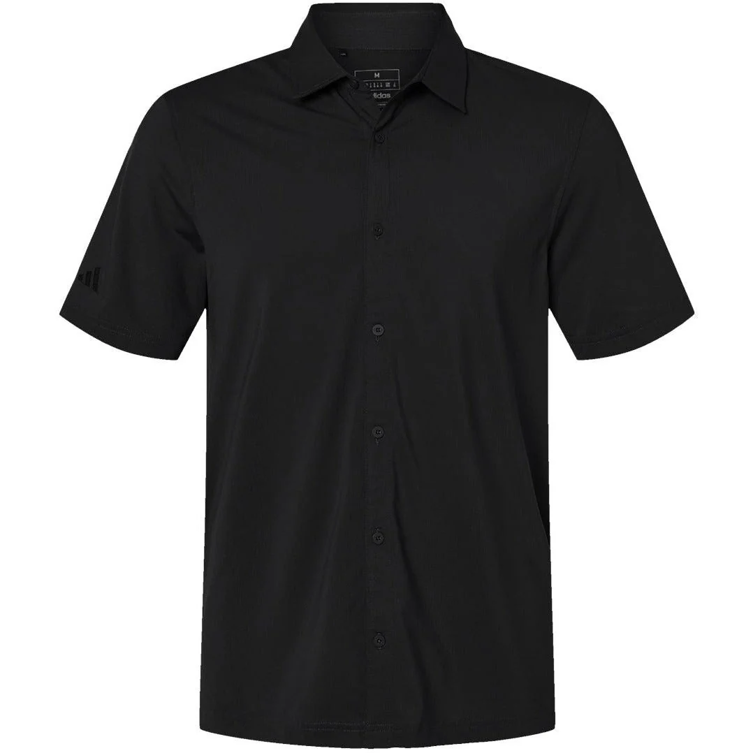Adidas Button Down Short Sleeve Shirt - Image 2