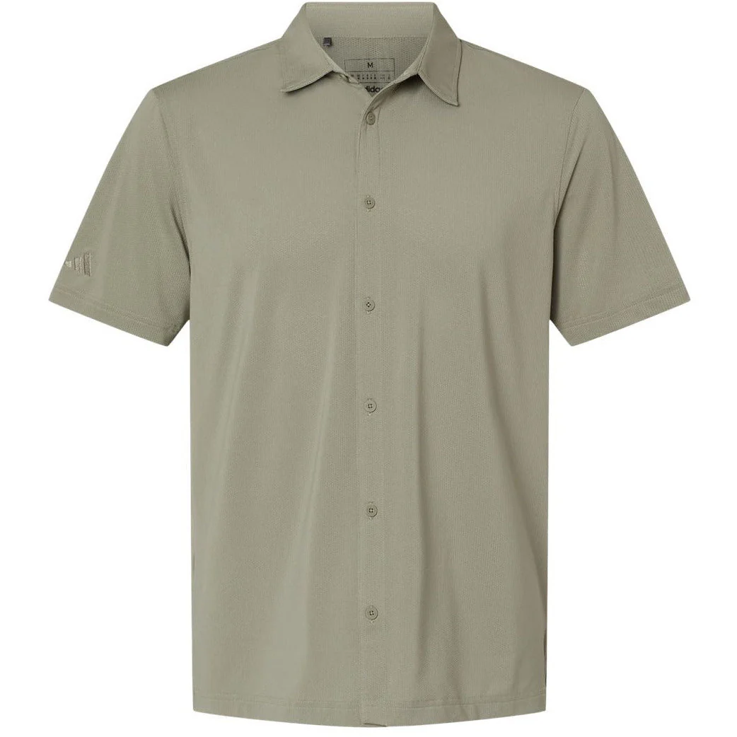 Adidas Button Down Short Sleeve Shirt - Image 3