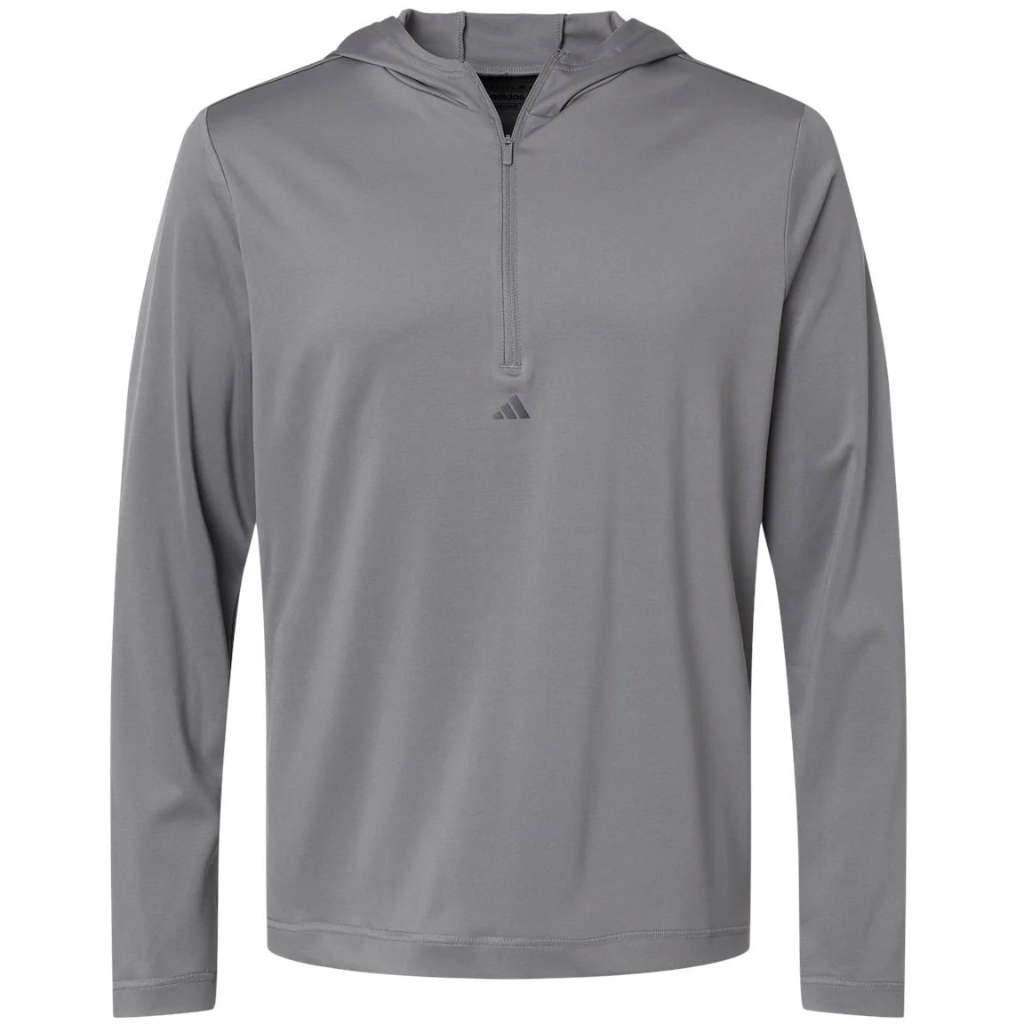 Adidas Lightweight Performance Quarter-Zip Hooded Pullover - Image 2