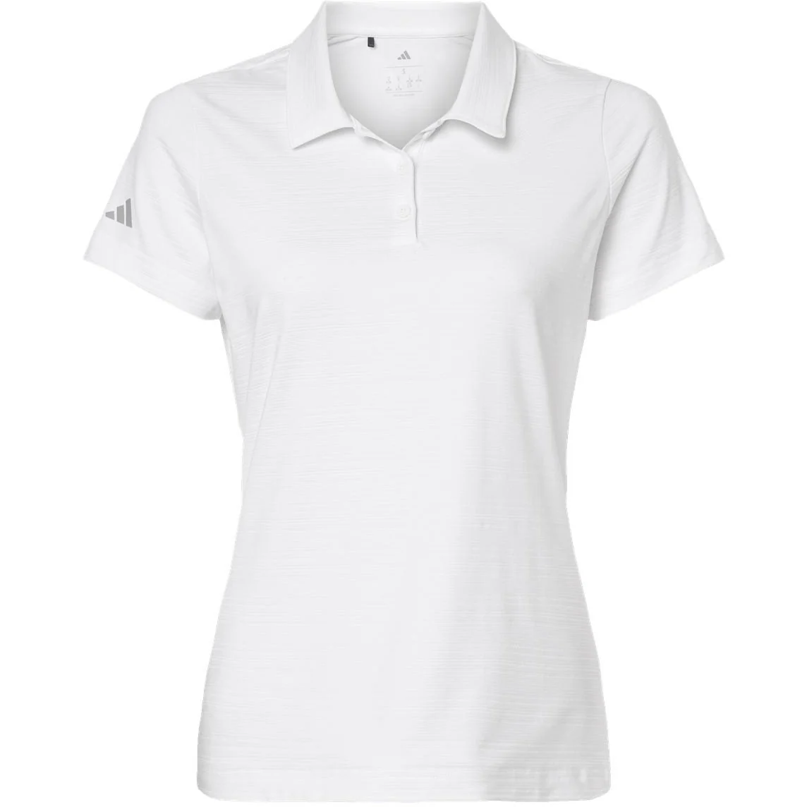 Adidas Women's Textured Stripe Polo - Image 4