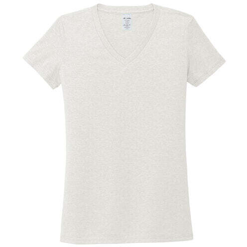 Allmade ® Women's Tri-Blend V-Neck Tee - Image 4