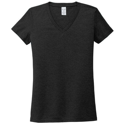 Allmade ® Women's Tri-Blend V-Neck Tee - Image 6