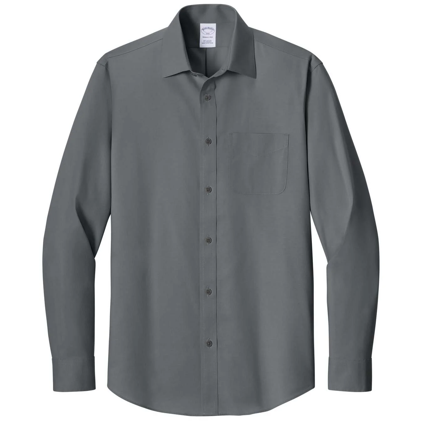 Brooks Brothers® Wrinkle-Free Stretch Pinpoint Spread Collar Shirt