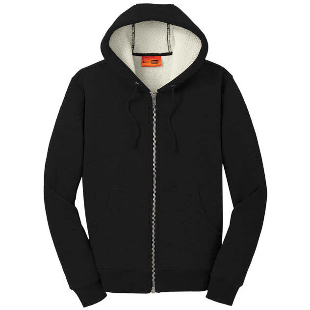 CornerStone® Heavyweight Sherpa-Lined Hooded Fleece Jacket