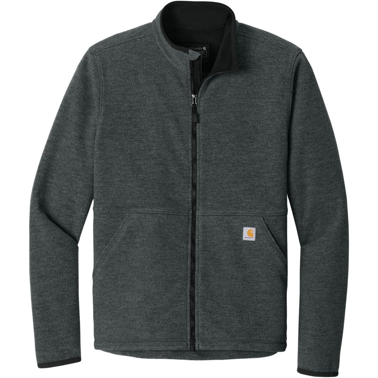 Carhartt® Textured Full-Zip Fleece Jacket - Image 2