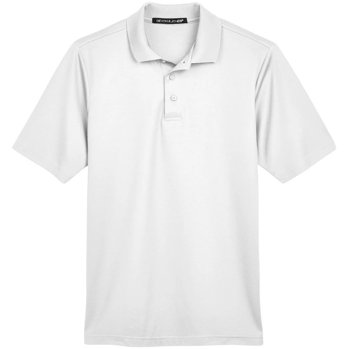 Devon & Jones Men's CrownLux Performance® Plaited Polo - Image 4