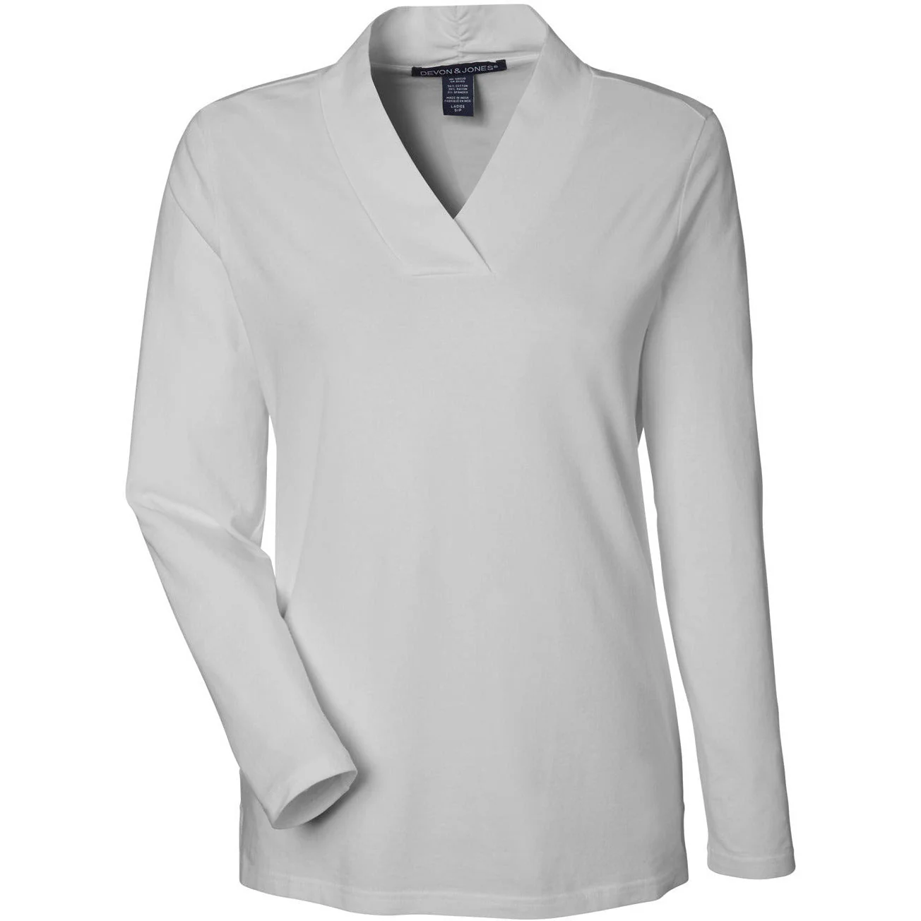 Devon & Jones Women's Raleigh Shawl Collar Knit Top - Image 2