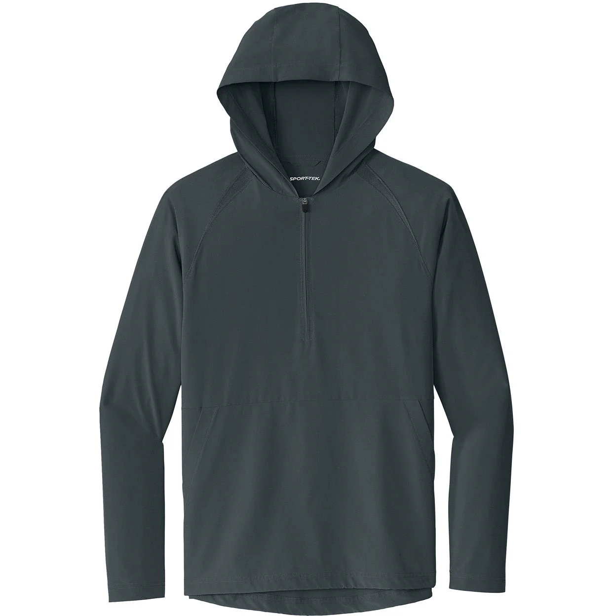 Sport-Tek Repeat 1/2-Zip Long Sleeve Hooded Jacket - Image 3