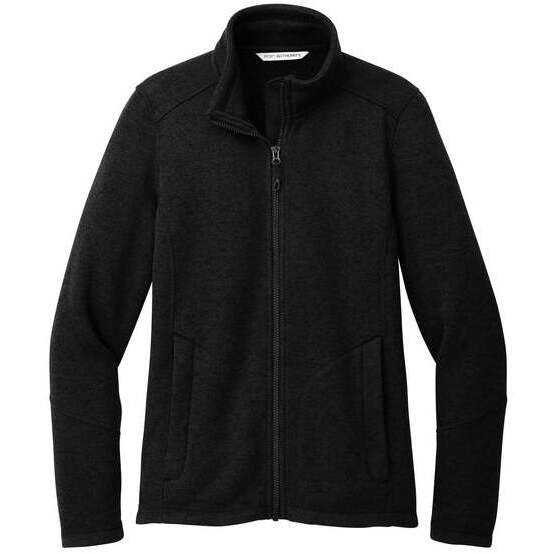 Port Authority Ladies Arc Sweater Fleece Jacket - Image 3