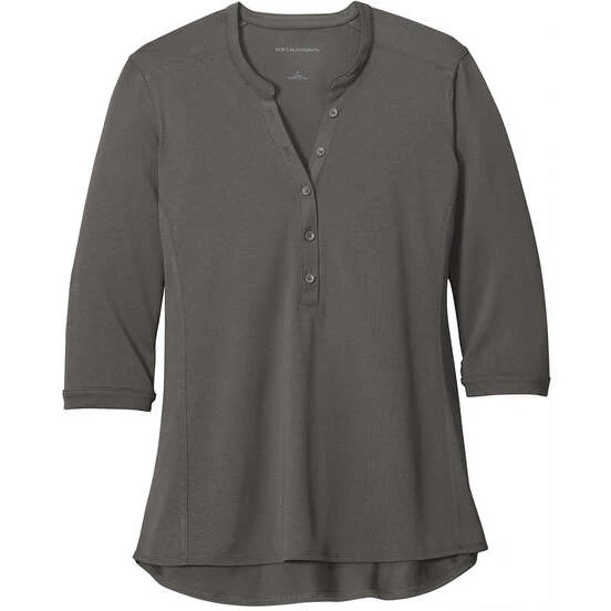 Port Authority ® Ladies UV Choice Pique Henley - Image 3