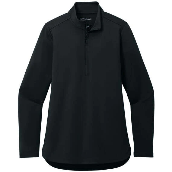 Port Authority Ladies C-FREE Double Knit 1/4-Zip - Image 3
