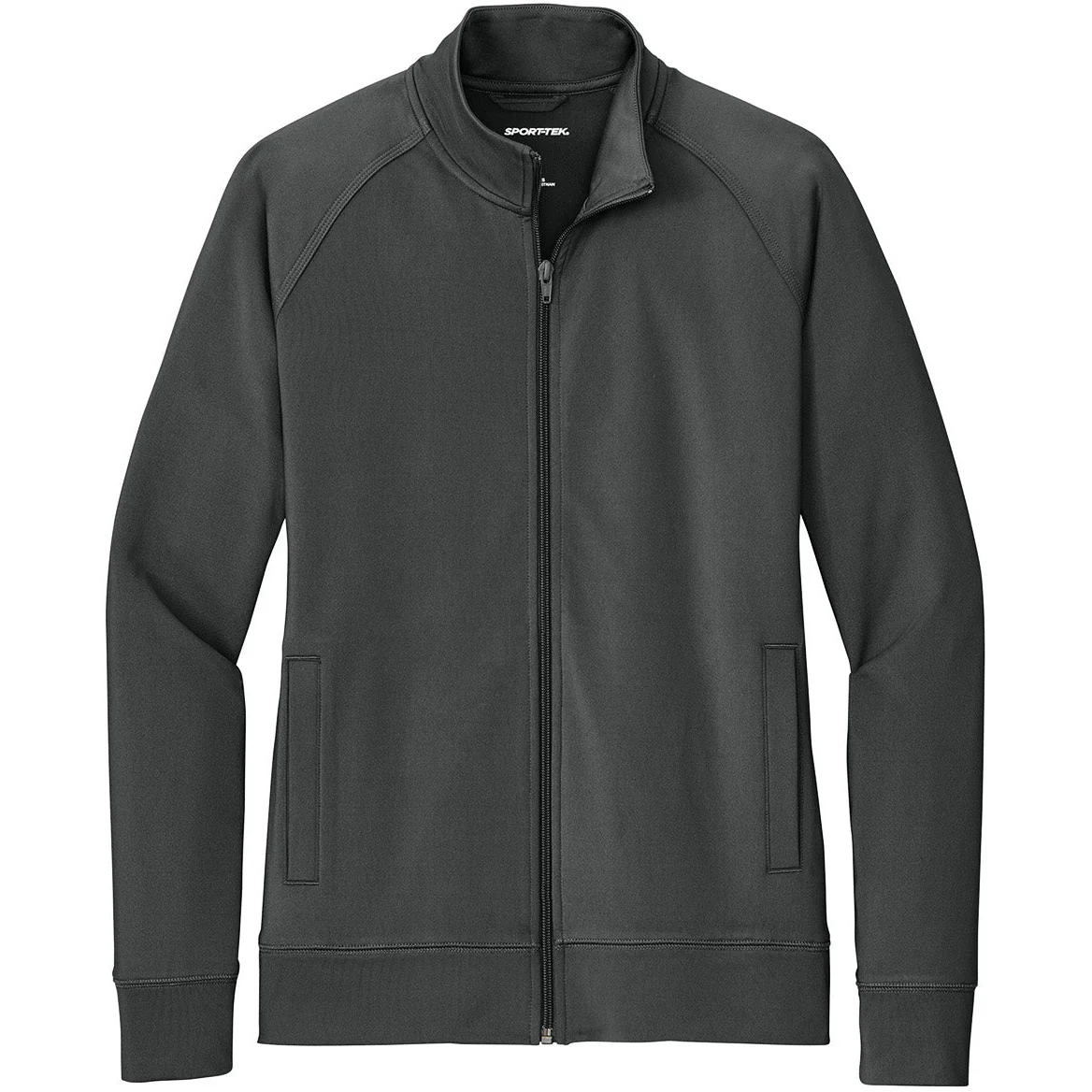 Sport-Tek Ladies Sport-Wick Stretch Full-Zip Cadet Jacket - Image 3