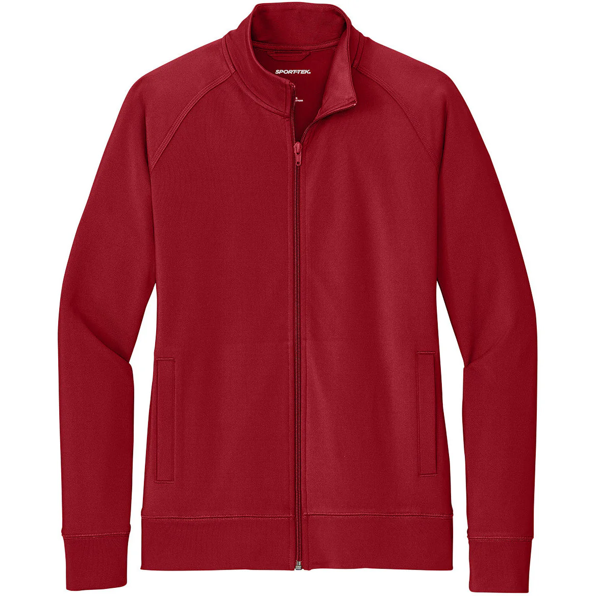 Sport-Tek Ladies Sport-Wick Stretch Full-Zip Cadet Jacket - Image 4