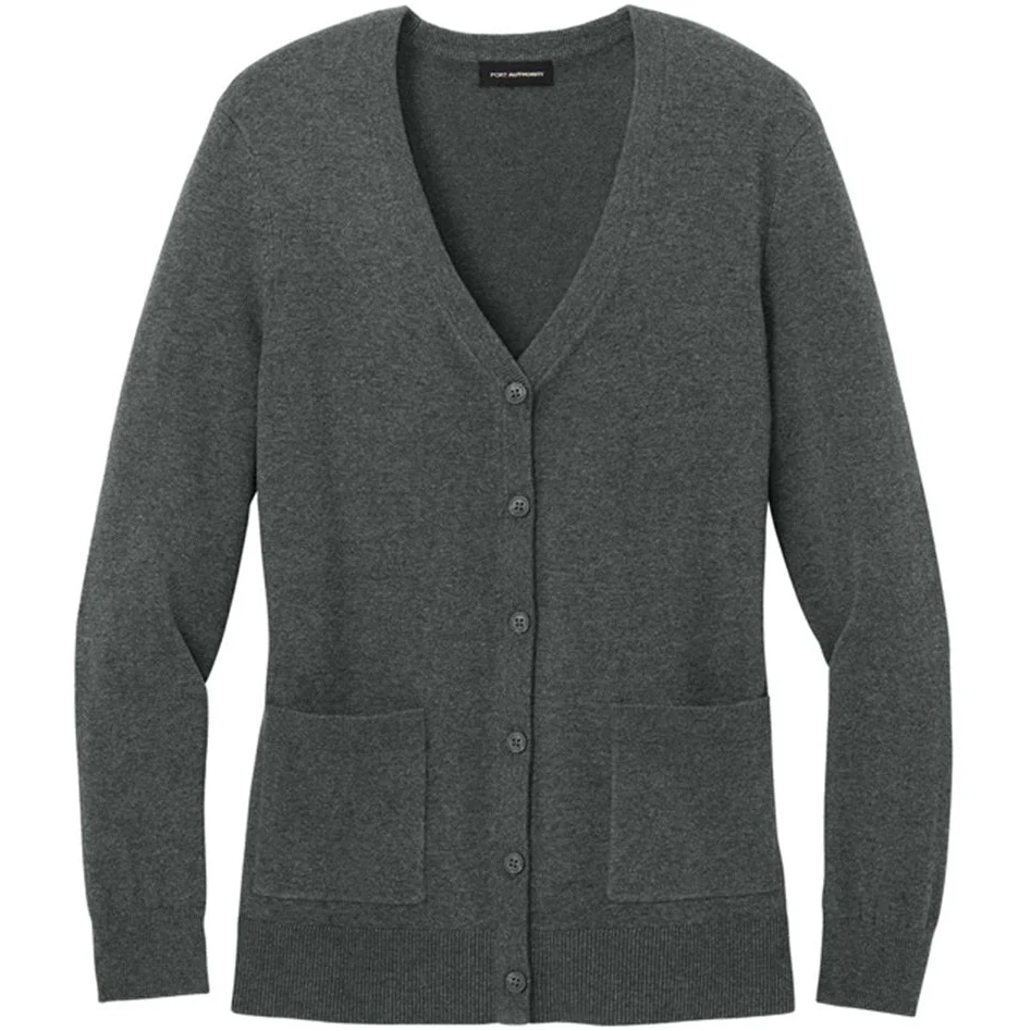 Port Authority Women's Easy Care Button-Up Cardigan Sweater