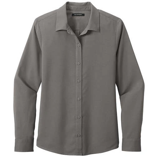 Port Authority ® Ladies Long Sleeve Performance Staff Shirt - Image 2
