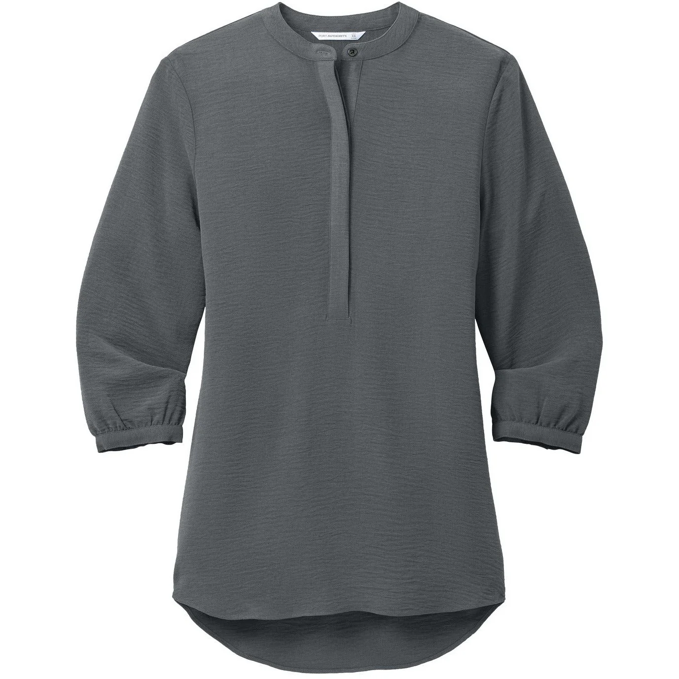 Port Authority® Women's 3/4-Sleeve Textured Crepe Tunic - Image 2