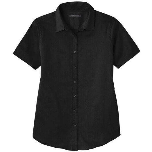 Port Authority® Ladies Short Sleeve SuperPro ReactTwill Shirt
