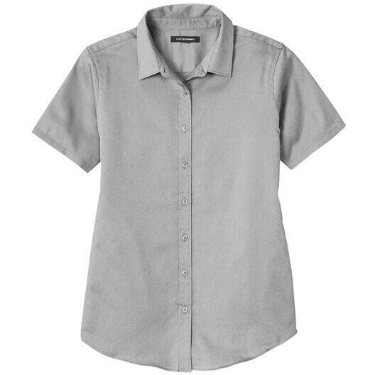 Port Authority® Ladies Short Sleeve SuperPro ReactTwill Shirt - Image 2