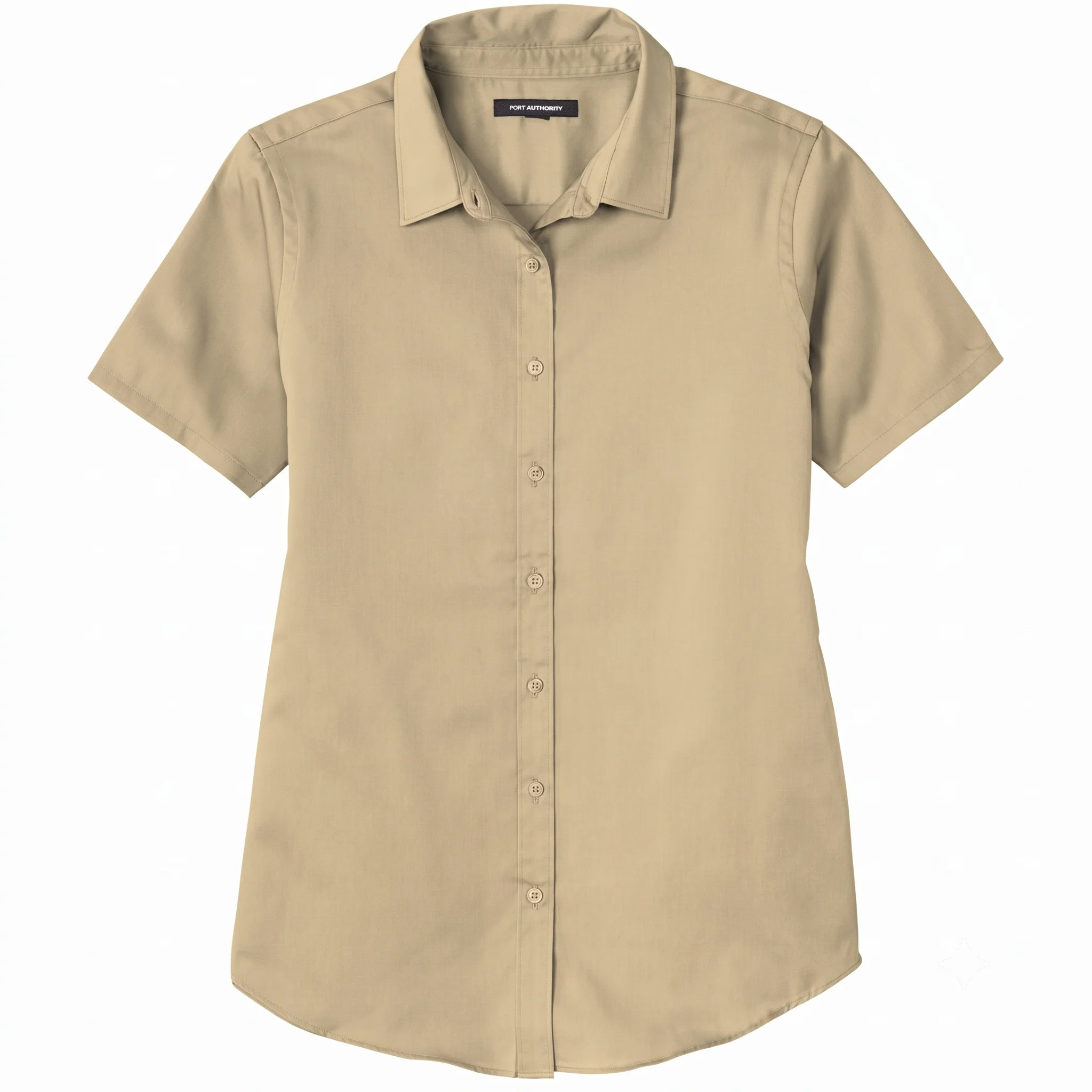 Port Authority® Ladies Short Sleeve SuperPro ReactTwill Shirt - Image 5