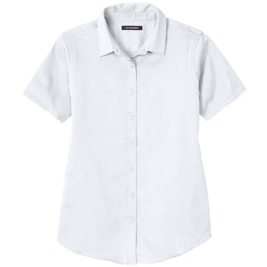 Port Authority® Ladies Short Sleeve SuperPro ReactTwill Shirt - Image 6