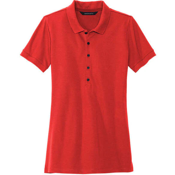 Mercer+Mettle™ Women's Stretch Heavyweight Pique Polo - Image 2