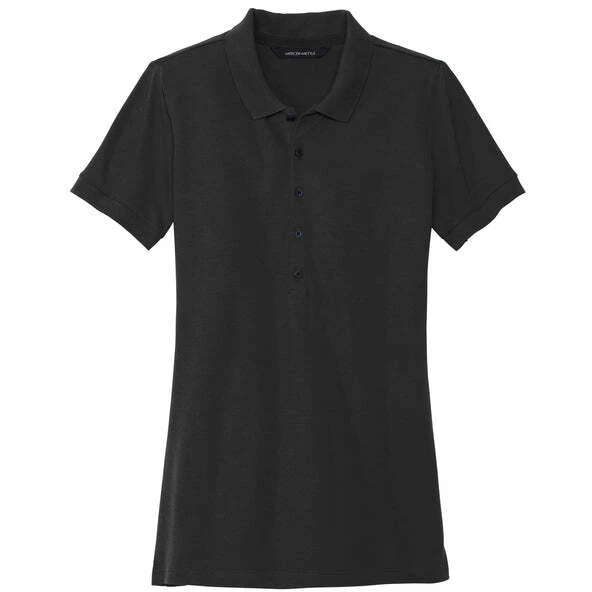Mercer+Mettle™ Women's Stretch Heavyweight Pique Polo - Image 3