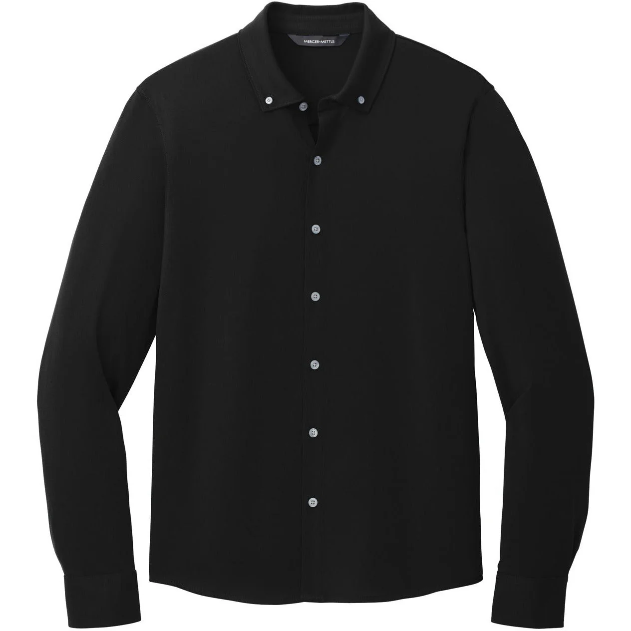 Mercer+Mettle® Stretch Jersey Long Sleeve Shirt - Image 3