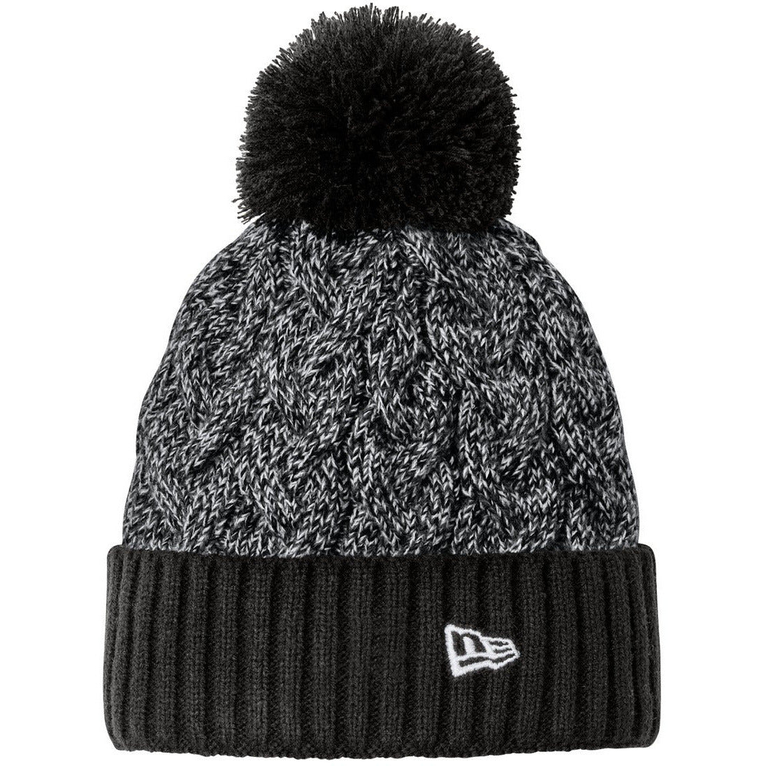 New Era Marled Knit Pom Beanie