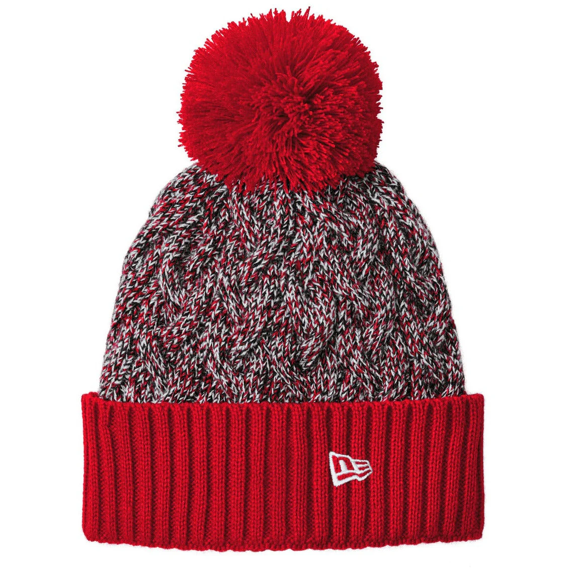 New Era Marled Knit Pom Beanie - Image 2