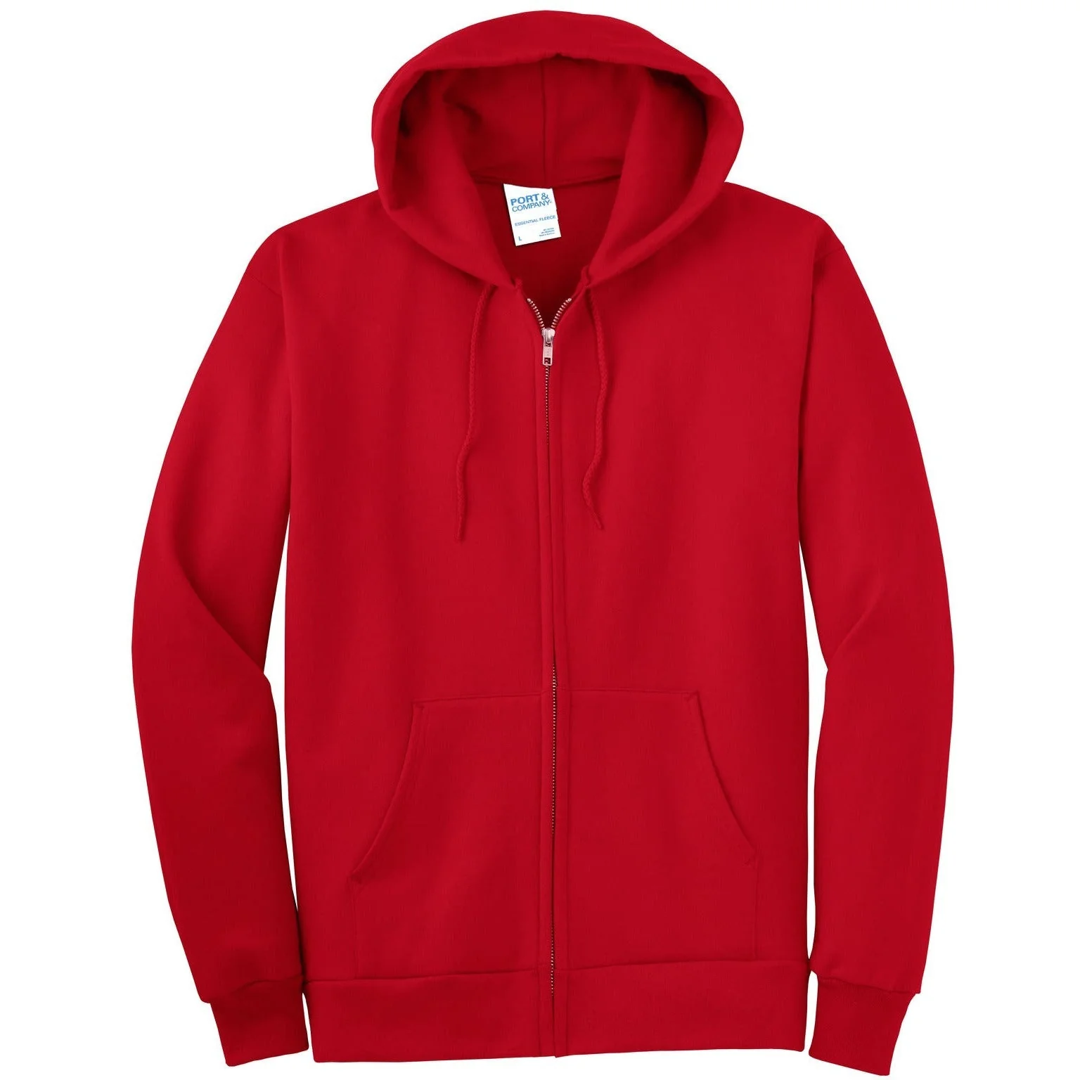 Port & Company® Tall Essential Fleece Full-Zip Hooded Sweatshirt - Image 5