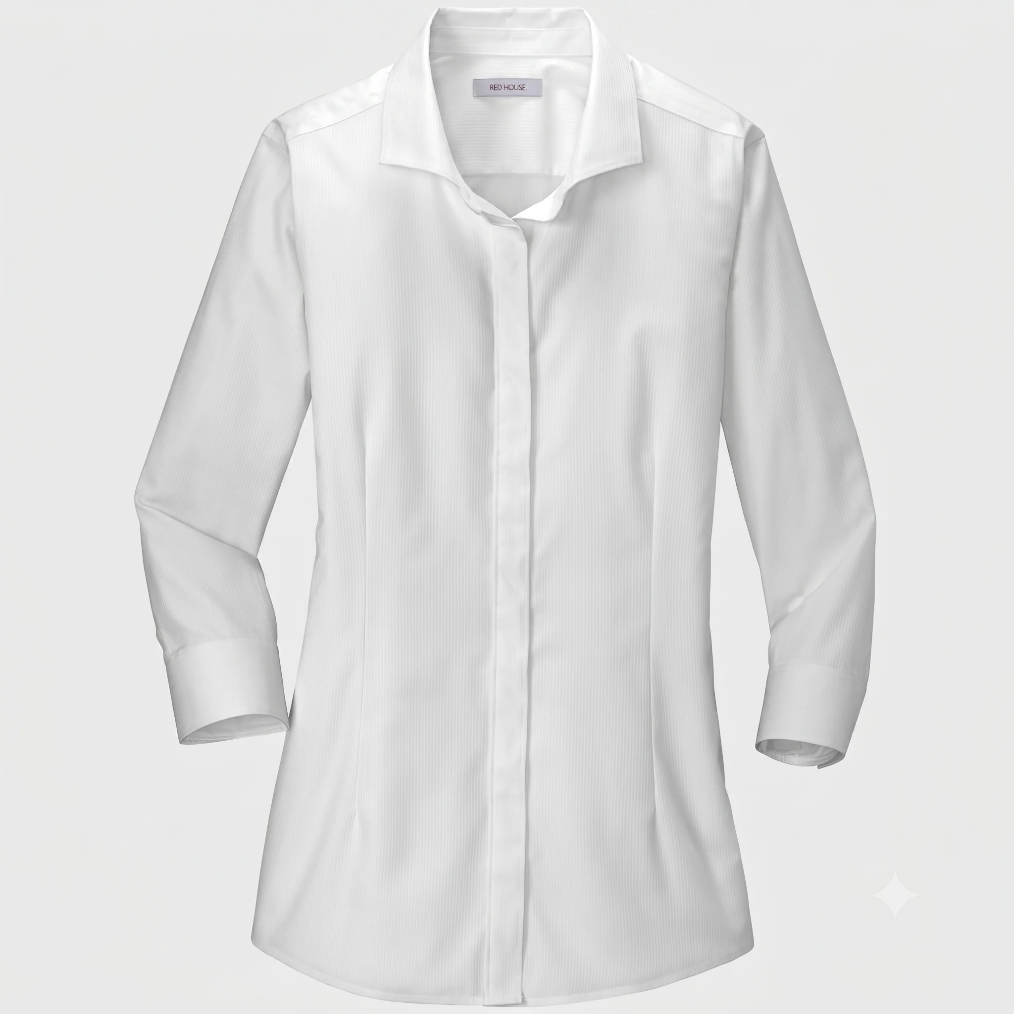 Red House® Ladies 3/4-Sleeve Nailhead Non-Iron Shirt - Image 2