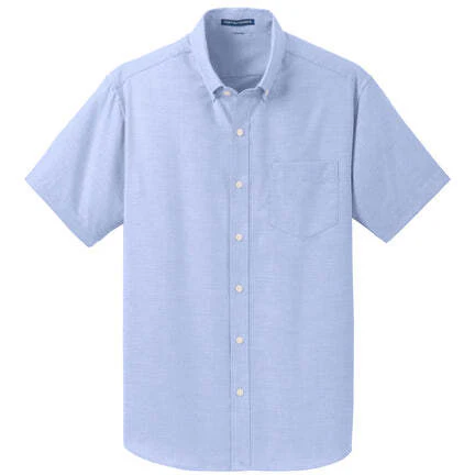 Port Authority® Short Sleeve SuperPro Oxford Shirt - Image 2