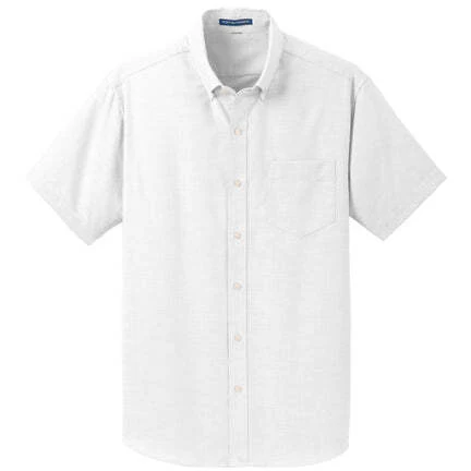 Port Authority® Short Sleeve SuperPro Oxford Shirt - Image 3