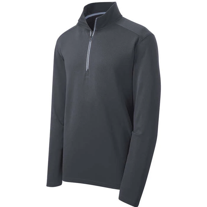 Sport-Tek® Sport-Wick® Textured 1/4-Zip Pullover - Image 3