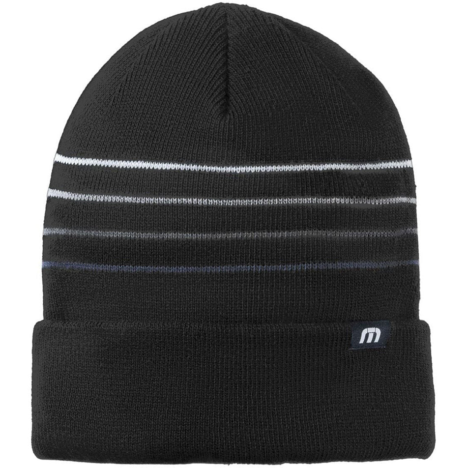 TravisMathew Striped Cuffed Beanie - Image 2