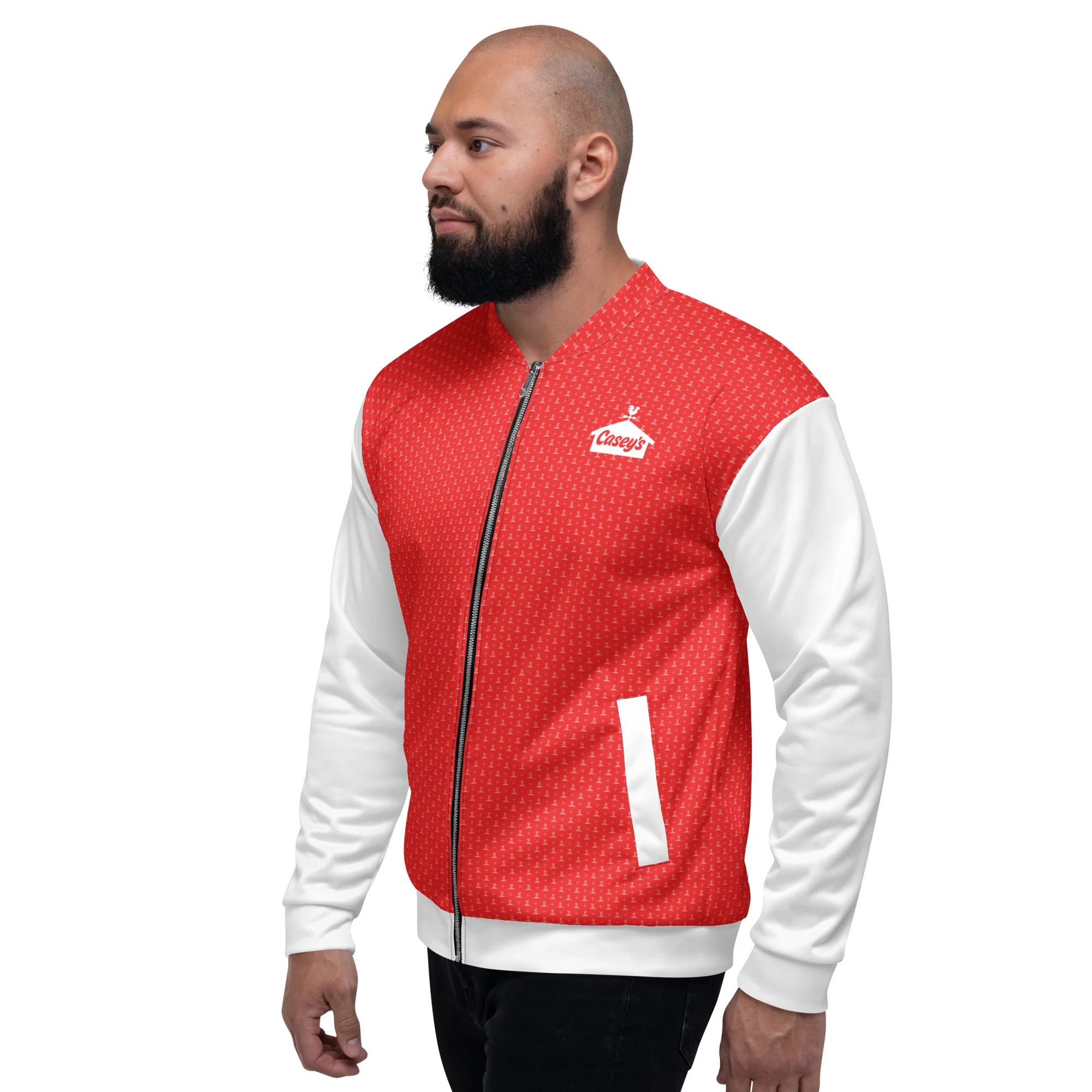 Casey's Unisex Bomber Jacket - Image 4
