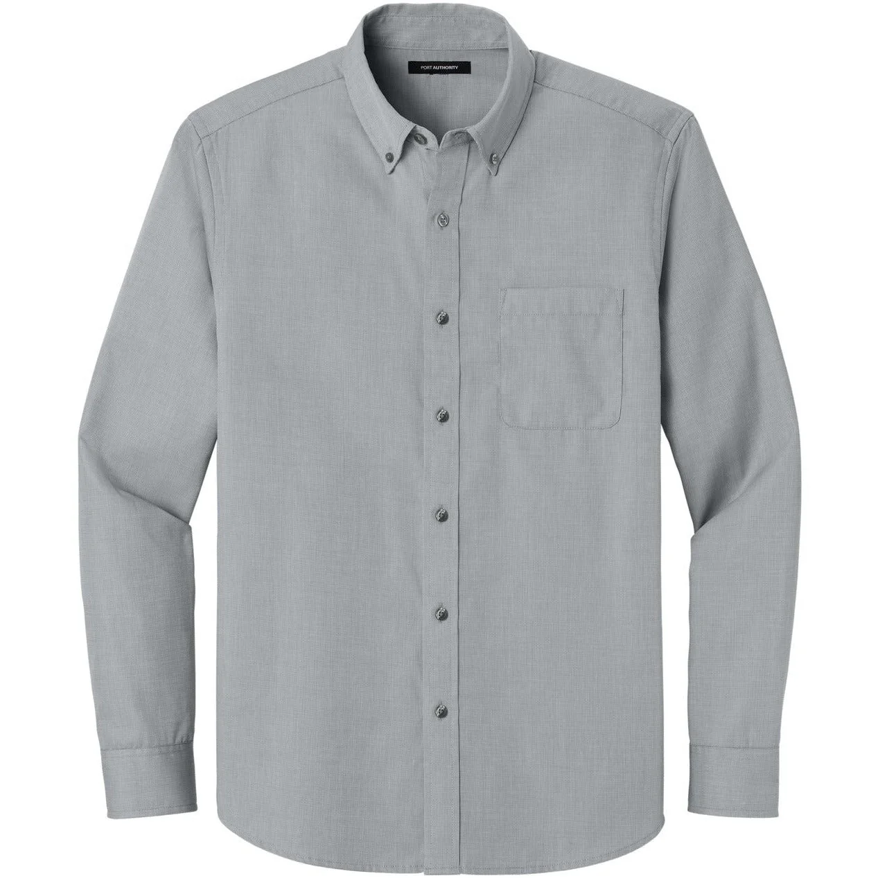Port Authority® Long Sleeve Nailhead Easy Care Shirt - Image 2